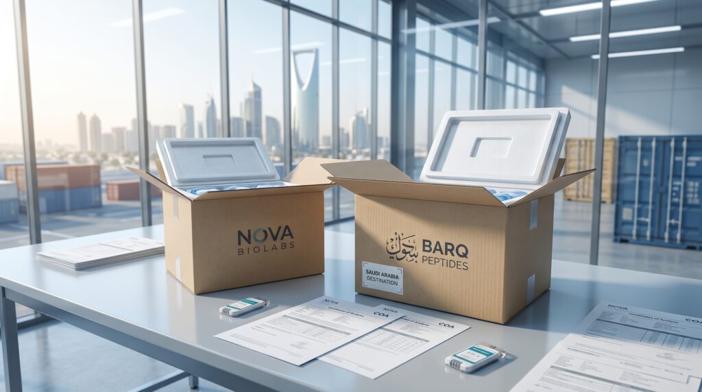 Evaluating Nova Biolabs vs Barq Peptides in Saudi Arabia: A 2026 Guide