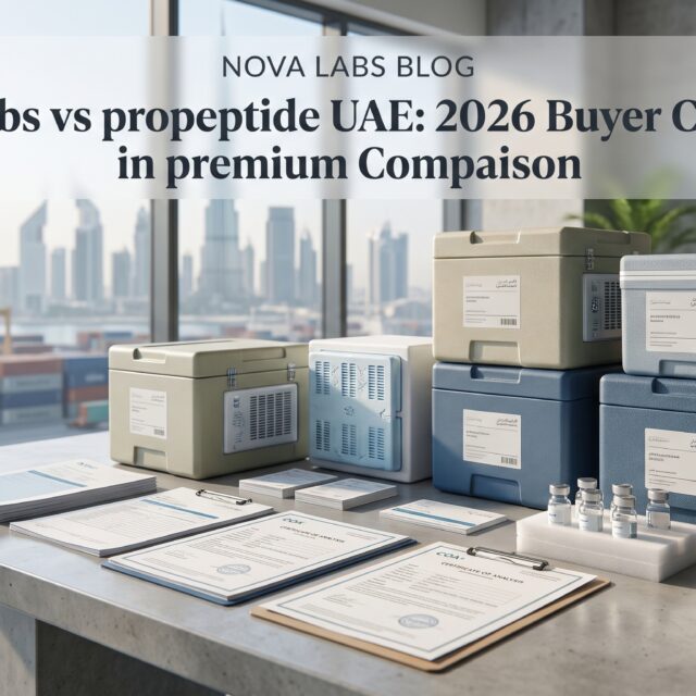 Nova Biolabs vs propeptide UAE: 2026 Buyer Comparison