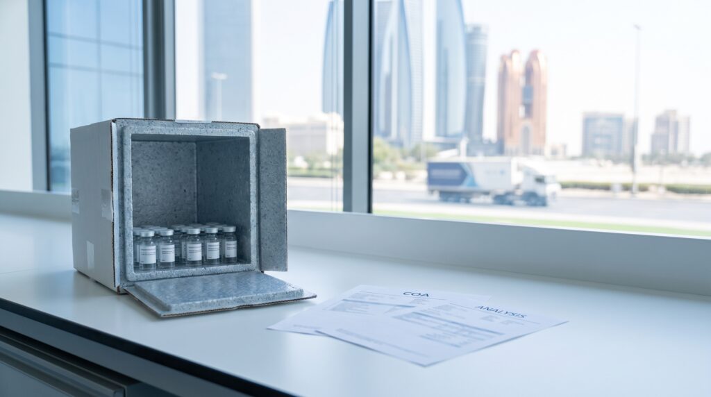 Peptide Purity Guide Abu Dhabi: Verifying Quality and Local Cold-Chain