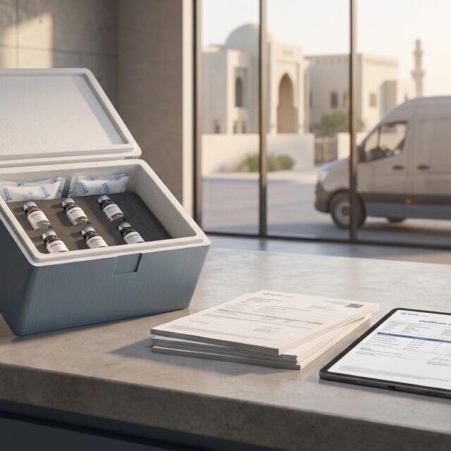 Buying Sermorelin in Saudi Arabia: Cold-Chain Protocols, SABER Compliance, and COA Verification