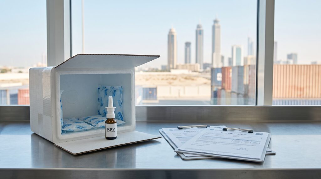 Buy KPV Nasal Spray in the UAE: Sourcing & Cold-Chain Guide