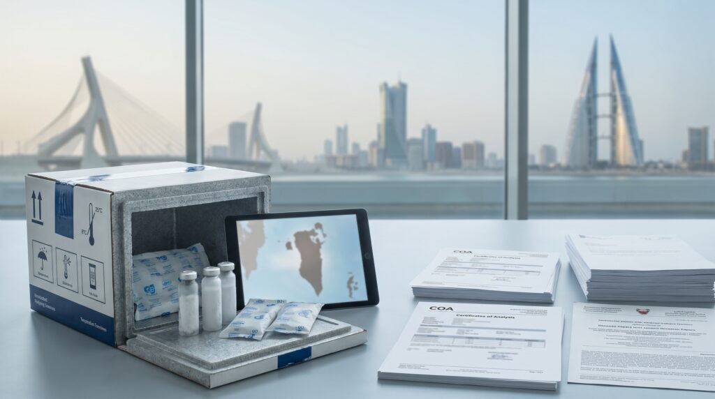 Cold Chain Peptide Delivery Bahrain: Logistics, Packaging, and Transit