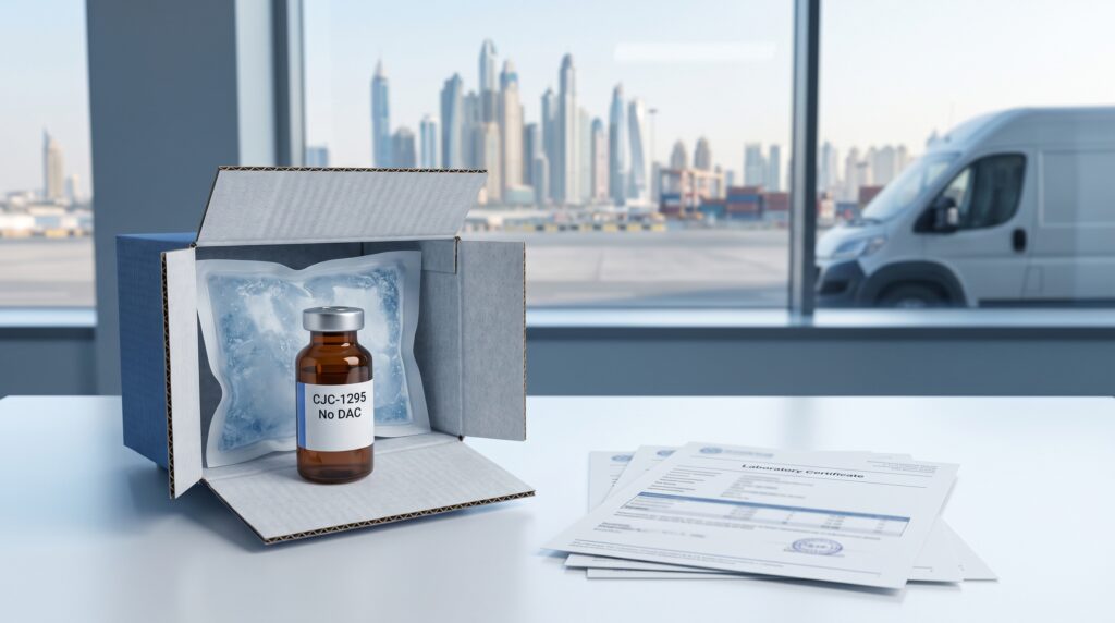 Where to Buy CJC-1295 No DAC in Sharjah: Sourcing, COAs, and Local Logistics